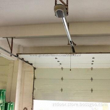 Sectional garage doors with 433.92MHz remote frequency